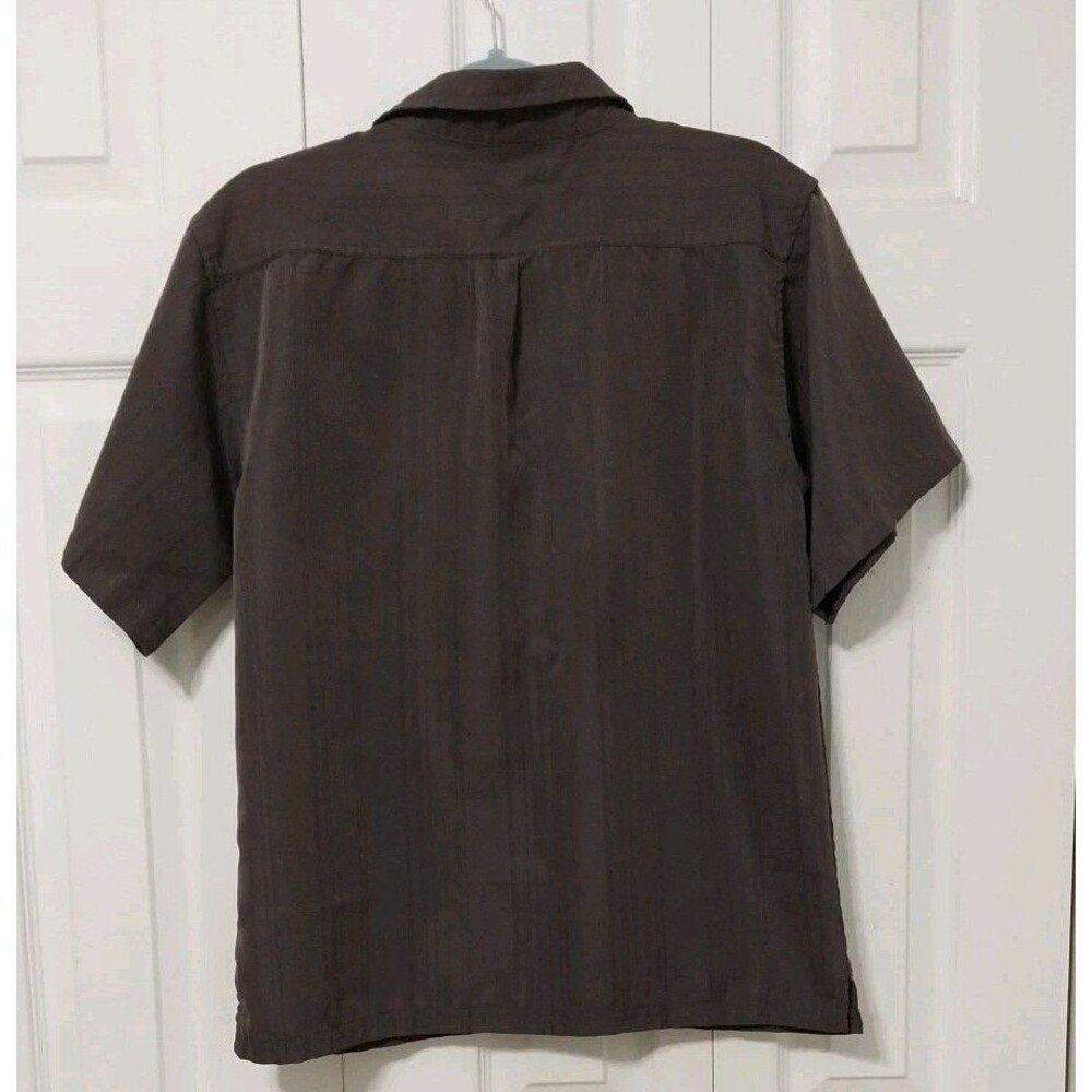 Dickies Women's Work Shirt Button Up Pocket Style 286753 Brown Size XL - Picture 4 of 5
